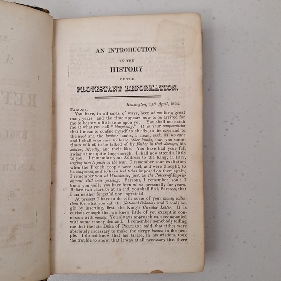 1851 History of Reformation in England & Ireland Letters William Cobbett Signed - Picture 16 of 16